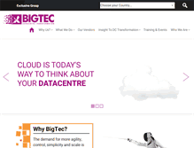Tablet Screenshot of bigtec.com